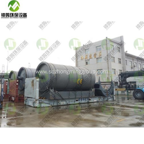 Pyrolysis Old Tyre to Diesel Recycling Plant